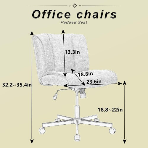 Adjustable And Swivel Computer Chair