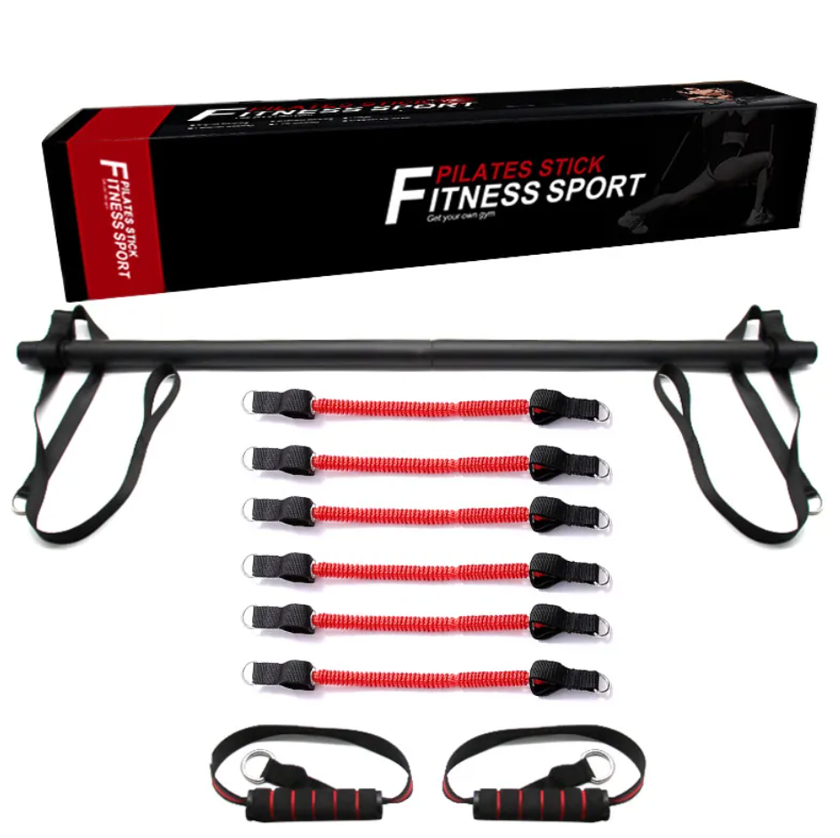 NiraCura Pilates Bar Kit with Resistance Bands