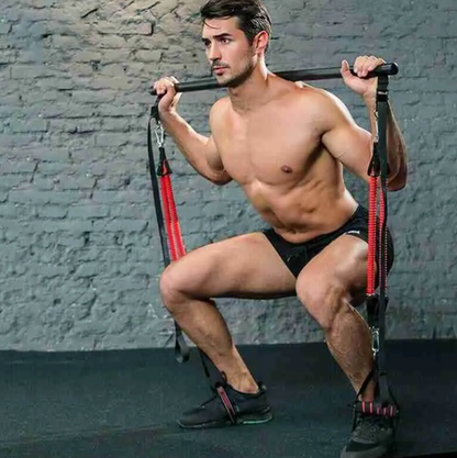 NiraCura Pilates Bar Kit with Resistance Bands