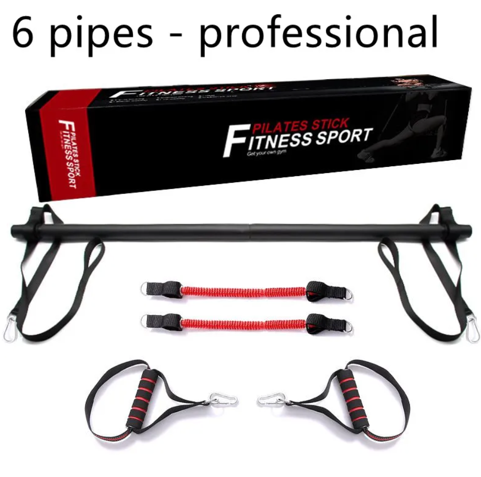 NiraCura Pilates Bar Kit with Resistance Bands
