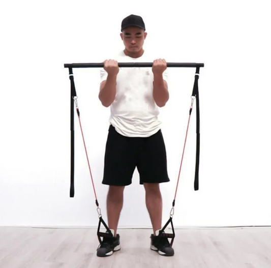 NiraCura Pilates Bar Kit with Resistance Bands
